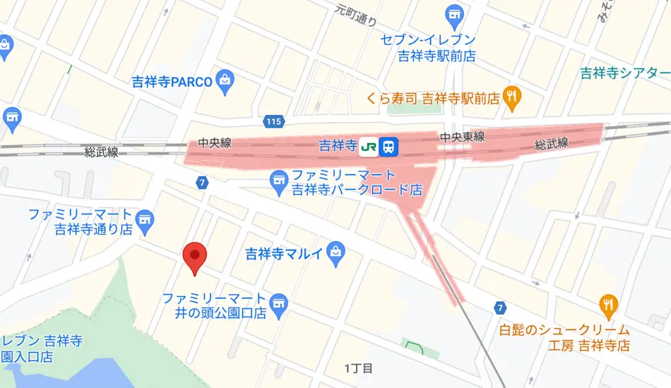 Google Maps 小学校受験 絵画工作教室 はな 吉祥寺教室 土曜 第1第3以外